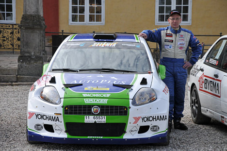Rallykøreren Ib Kraghs Fiat Punto Grande S2000 er bygget efter samme tekniske reglement som Michel Nykjærs Seat Leon WTCC-racer.